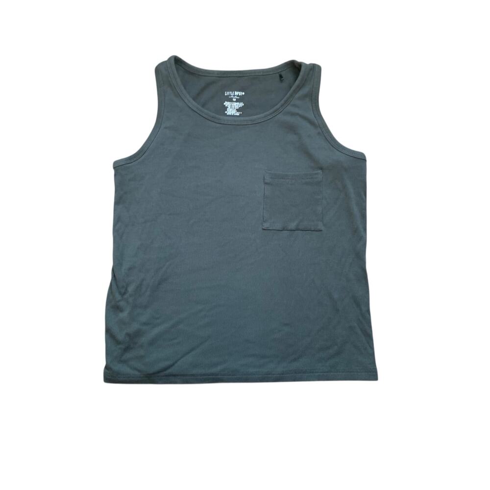 Little Bipsy Ribbed Pocket Tank